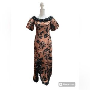 Princess Kaiulani Vintage Hawaiian Muumuu Maxi Dress Sz 4